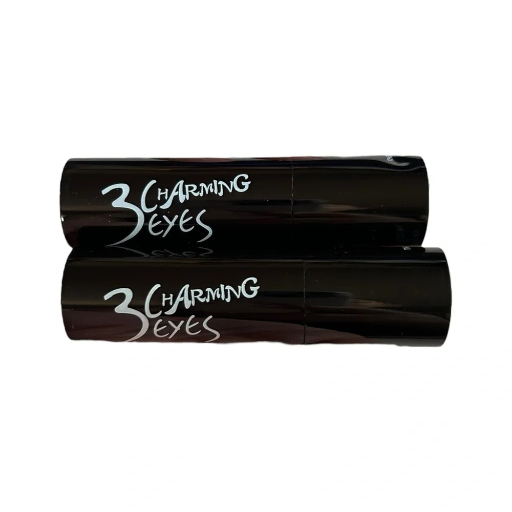 3 Charming Eyes Star Shaped Lipstick Set of 2 Pink/Red Pink K-Beauty Kawaii NWT